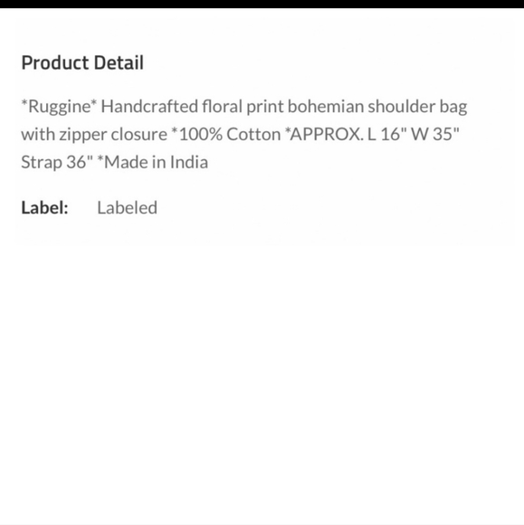 New Bohemian Paisley Print Bag - Picture 6 of 6